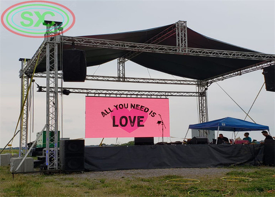 خلفية المسرح شاشة LED خارجية شاشة LED جميع المعدات تجميع سهل