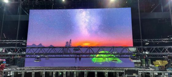 خزانة عرض LED ملونة كاملة عالية الجودة عالية الجودة SMD RGB P4 512x512mm خزانة شاشة LED داخلية عالية الدقة