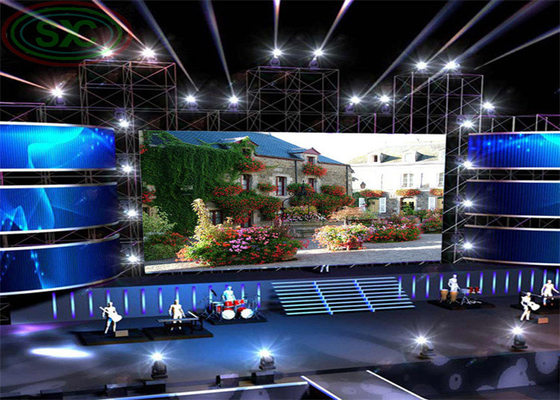 شاشة عرض LED من الألومنيوم 256 * 128 ملم وحدة داخلية ملونة بالكامل مع أفضل مسافة عرض 6m-30m