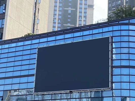 لوحة الإعلانات LED P10 P8 بالألوان الكاملة 960x960mm Smd شاشة عرض LED مرنة خارجية