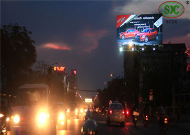 P10 الإعلانات LED شاشة العرض الخارجية كامل اللون عالية سطوع لوحة الفيديو