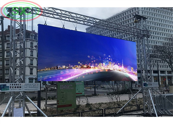 P3.91 P4.81 شاشة استئجار ملونة كاملة أداء خارجي شاشة LED للإشارات الرقمية