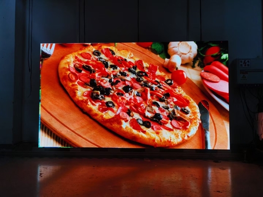 P2 عرض LED داخلي ملون كامل 512x512mm لوحة الألومنيوم المصبوبة بالشاشة عالية الدقة