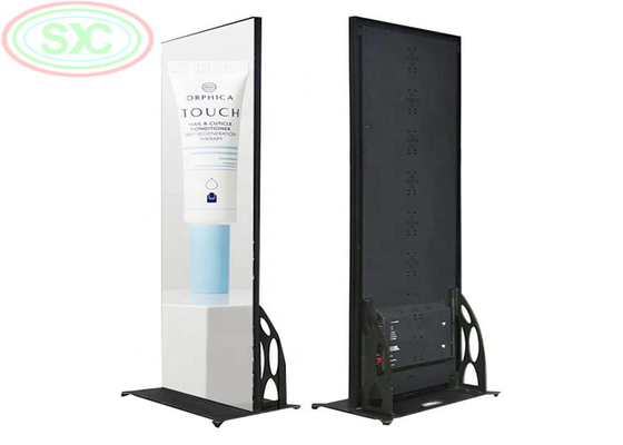 التجارية المحمولة مركز التسوق شاشة LED P2.5 ملصق الإشارات الرقمية
