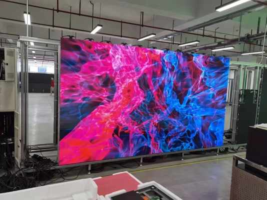 شاشة LED Full Color HD داخلية مع معدل تحديث عالي ، مناسبة لردهة الفندق ، الحفلات الموسيقية