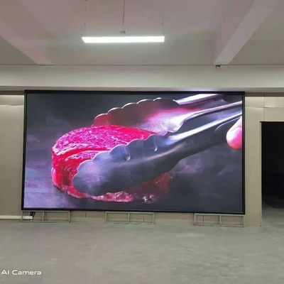 شاشة LED ملونة عالية الدقة في الداخل مع وضع مسح 1/16 تردد تحديث 1200 هرتز لعرض الفيديو بسلاسة