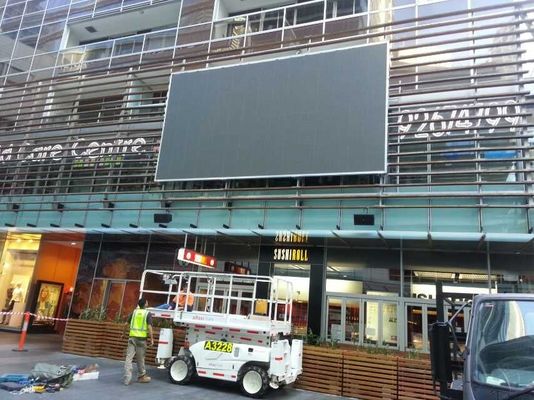 لوحة SCX LED P10 LED SMD ملونة بالكامل شاشة LED P10 خارجية مثبتة على عمود شاشة فيديو LED P10 لوحة إعلانات خارجية ملونة بالكامل