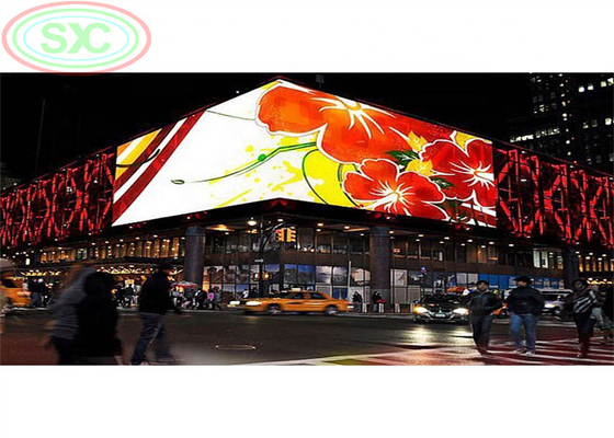 شاشة LED ضخمة في الخارج 3D 4k شاشة LED علامة LED شاشة P10 LED في الخارج للإعلانات الإعلامية