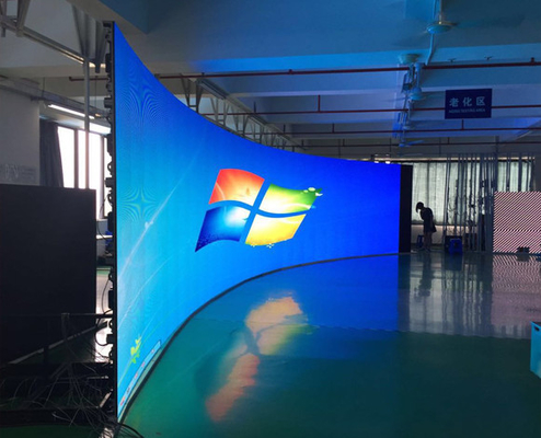 IP67 في الهواء الطلق 10000 نقطة / مربع متر RGB LED الشاشة المعدنية من الألومنيوم 960mmx960mm
