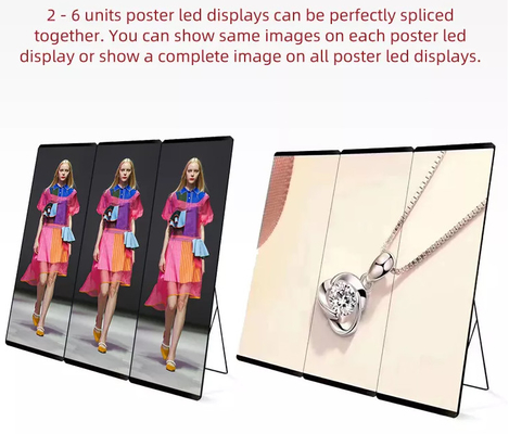 Wifi الداخلي 4g Control Full Color P2.5 Screen Led Poster 3840Hz refresh Nationstar diodes عرض شاشة مدعومة في الهواء الطلق