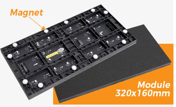 IP43 داخلي P2.5 عالية الوضوح GOB شاشة LED كامل اللون 2200CD / مربع