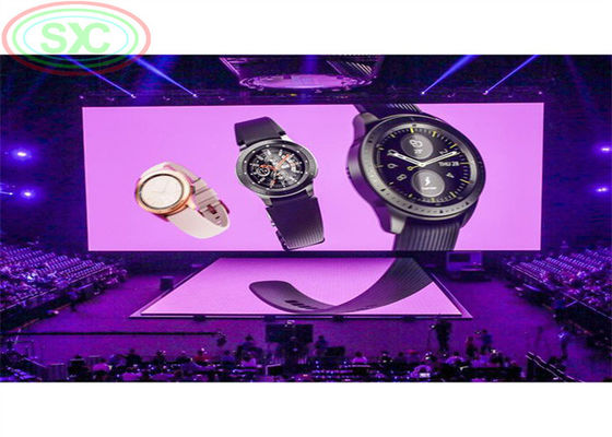 شاشة LED خفيفة الوزن وملونة بالكامل للاستخدام الداخلي لعروض المعارض سهلة التركيب والنقل مناسبة لعروض التدفق