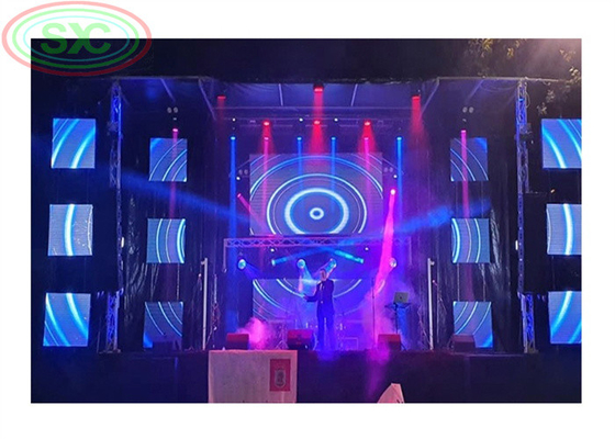 شاشة LED شفافة للطاقة الخضراء G3.91-7.82 1000 * 500mm لعرض الستائر