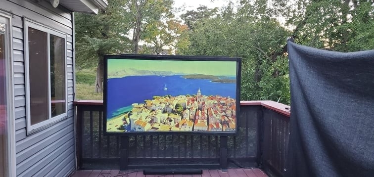 في الهواء الطلق مقاوم للماء P8 960x960mm شاشة عرض فيديو للإعلان الثابت SMD LED عرض لوحة إعلانات خارج المنزل للإعلان