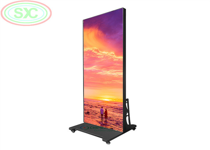192 * 96 وحدات الدليل دقة عرض ملصق LED 680x2000mm حجم الشاشة SMD2121 رقائق LED لمتطلبات العملاء