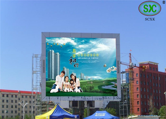 شاشة LED ملونة كاملة في الهواء الطلق مضاد للماء LED لافتة SMD P6 الإعلان LED sign