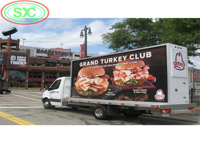 تحديث تردد شاحنة محمولة شاشة LED معدل إطار 60 هرتز لرسومات شاشة على الذهاب