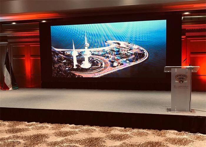 P 3.076 Smd 2121 خزانة تأجير شاشة LED خارجية 960x960mm 5500 شمعة