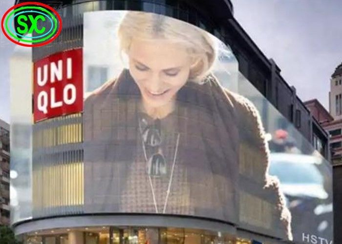 P8.93 شفافة للغاية ليد شفافة الفيديو الجدار شاشة ويفي 3 جرام السيطرة إبيستار رقاقة