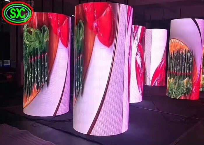 شاشة فيديو إعلانية LED مرنة ومتينة مجموعة أفلام SMD2525 1R1G1B لوحة لافتات COB