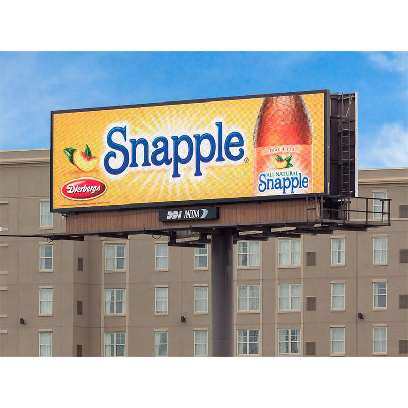 لوحة إعلانات LED خارجية ملونة بالكامل SMD P6 مقاس 576x576 مم مقاومة للماء IP65