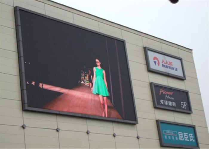 معلق في الهواء الطلق إعلانات ملونة كاملة LED Billboard P10 سوق التسوق