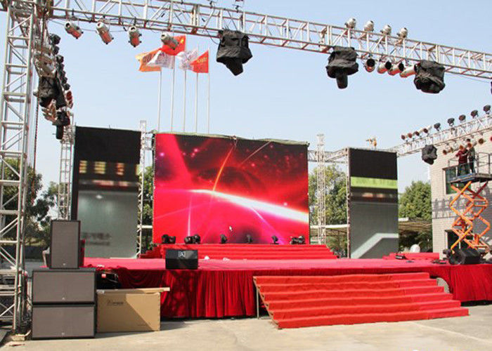 ضوء عالية خفيفة الجدار الخلفي للمرحلة الداخلية P4.81 الإيجار LED Video Wall الشاشة كامل اللون