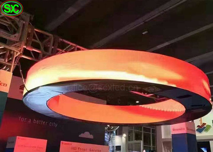 P10 شاشة LED مرنة على شاشة ستارة مرنة شبكية للإيجار في الهواء الطلق