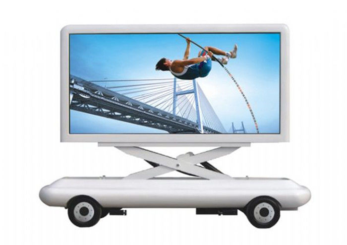 P10 شاشة LED المحمولة ذات الألوان الكاملة / شاشة فيديو LED للخارج للإعلانات