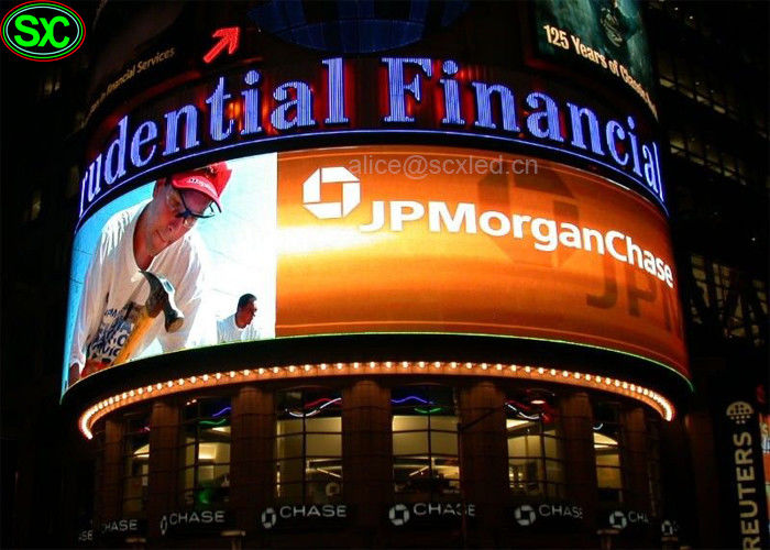 الرقمية P4 RGB LED الستار عرض الحائط، منحني أدى الجدار IP65 للماء