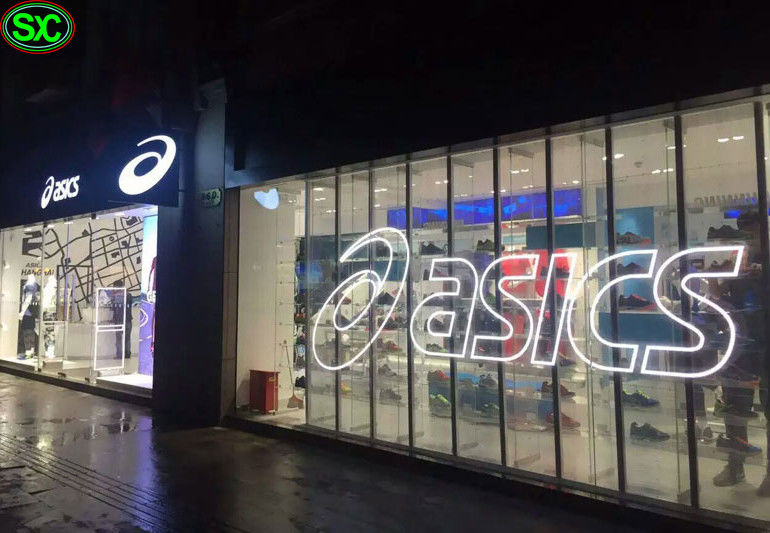 سطوع عالية P5.21 شنقا شاشة ليد شفافة المرحلة 1000x500mm