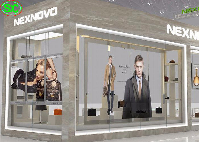 تأجير الستار الرقمية شفافة شاشة ليد MBI5124 إيك تخصيص سطوع