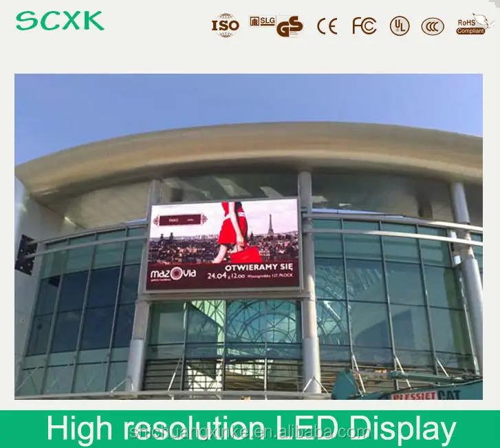شاشة LED ذات لون كامل داخلية خفيفة للغاية مسافة عرض مثالية 6m-30m