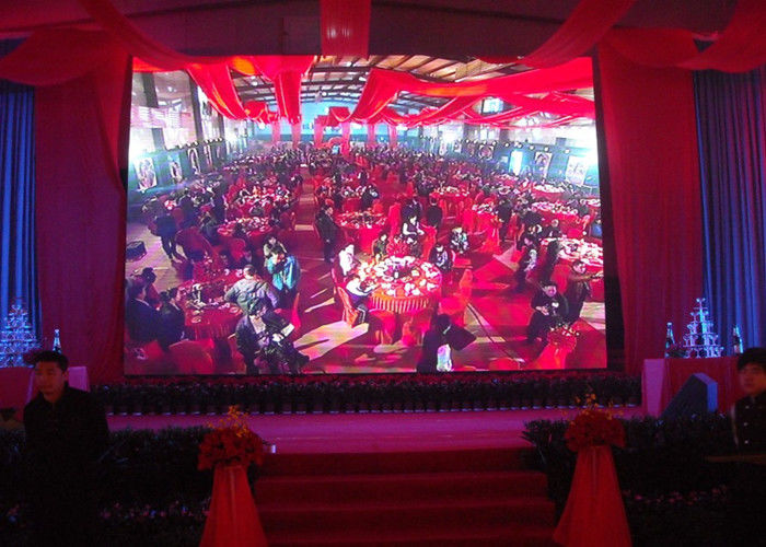 شاشة إيجار LED داخلية P2 Full Color HD LED Video Wall للخلفية المسرحية