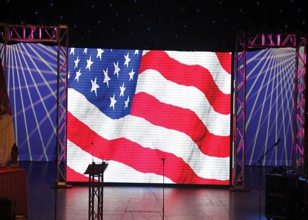 داخلية خارجية P3.91 تأجير شاشة LED 500x500mm IP65 الحائط الفيديو