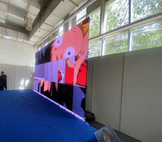 P0.9 Ultra-thin Indoor SMD LED Die-Casting Aluminum Screen Stage LED Display صديقة للبيئة