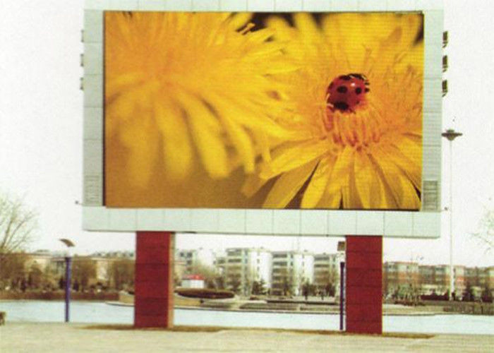 إعلانات LED ملونة بالكامل لوحة إعلانات P10 العرض الخارجي المضيء لمراكز التسوق
