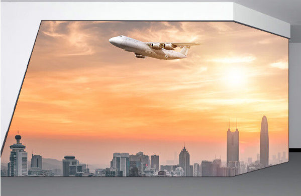 لوحة إعلانات LED خارجية P6 مقاس 12 قدم × 24 قدم مقاومة للماء IP65