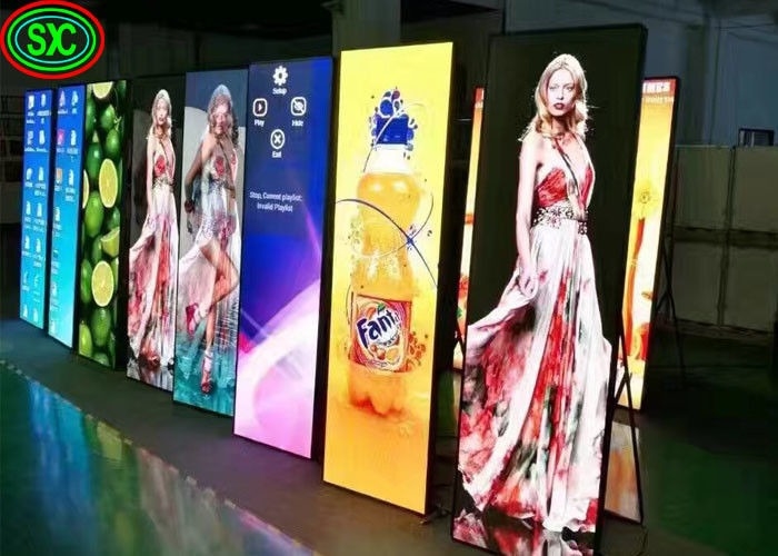 ملصق LED داخلي رقمي 320x160 ملم خذ إعلاناتك الداخلية إلى المستوى التالي بحجم الشاشة 680x2000 ملم