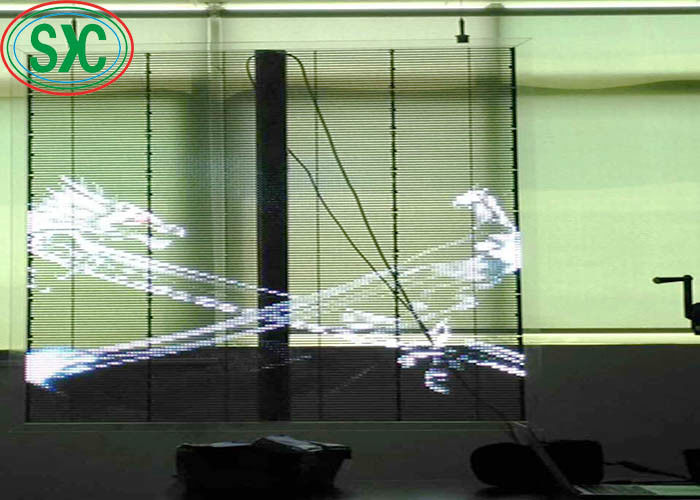 شاشة شفافة عالية السطوع كامل اللون SMD2525 IP54 عمر طويل