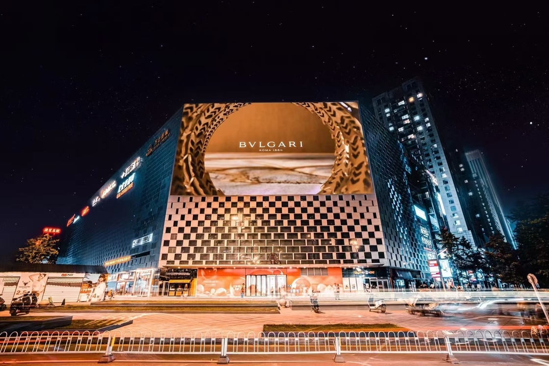 P10 الإعلانات الخارجية الملونة الكاملة LED Billboard نظام التحكم Novastar التثبيت الثابت