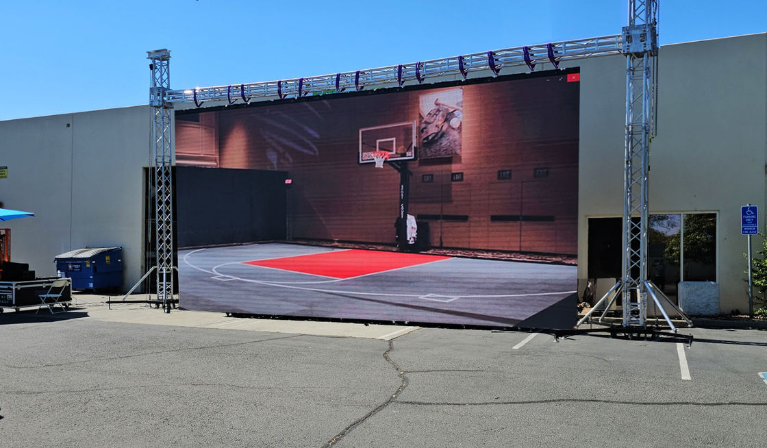 P6 SMD كامل اللون داخل المنزل الإيجار شاشة عرض LED 6000cd / m2