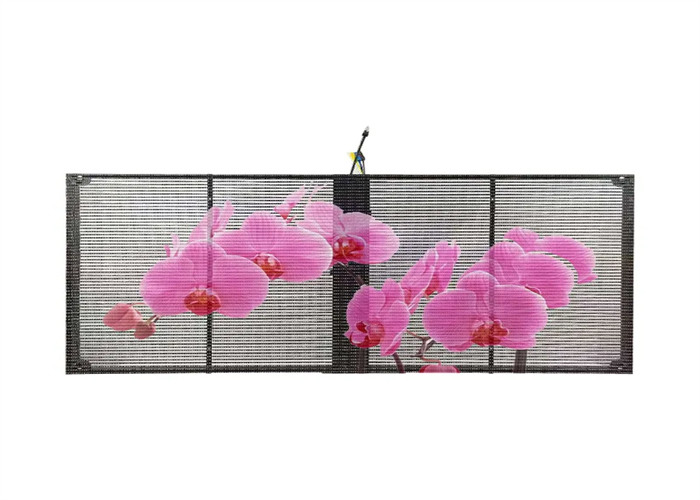 إشارة LED شفافة عالية الوضوح G3.91-7.82 شاشة LED 1000 * 500mm الألومنيوم المصبوب