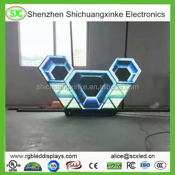 الملصق الرقمي في الداخل شاشة LED ملونة كاملة مع الحديد / الألومنيوم المصبوب بالموت وNationstar SMD 1515
