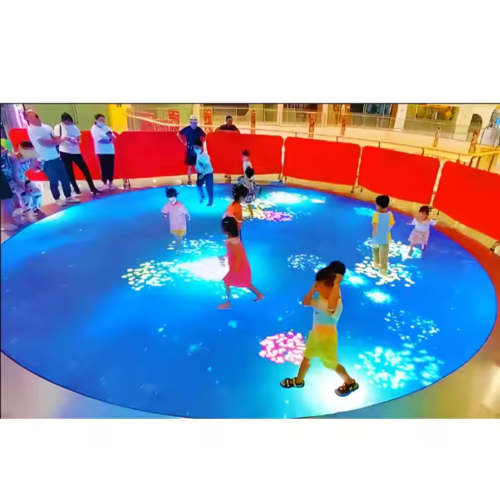 نظام التحكم DMX512 LED أرضية الرقص مع تأثير الإضاءة المتوهجة ومعدل تحديث عالي 3840 هرتز / ثانية
