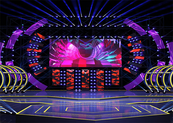 شاشة LED مقاومة للماء ومستقرة مع 1500 cd / m2 الوضوح و 120 ° زاوية مشاهدة لأفضل أداء الشاشة