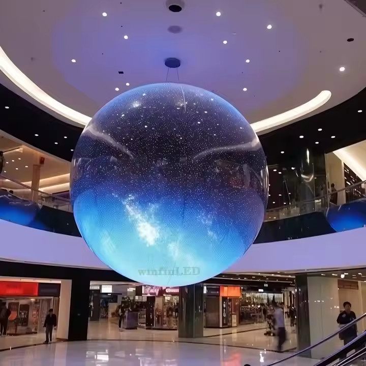 طريقة صيانة الخدمة الأمامية الشاشة LED الكروية مع التيار DC5V وشريحة Epistar Led