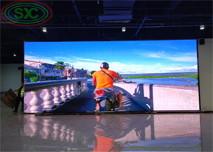 شاشة LED ملونة كاملة باللون مع 1000 سطوع وحجم الخزانة 960 * 960mm