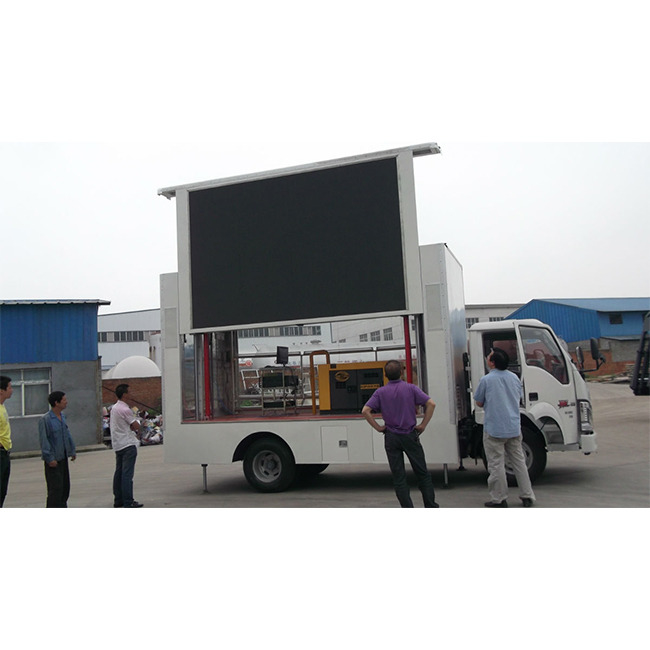 320 * 160mm حجم الوحدة P5 شاشة LED شاحنة متنقلة لمتطلبات العملاء