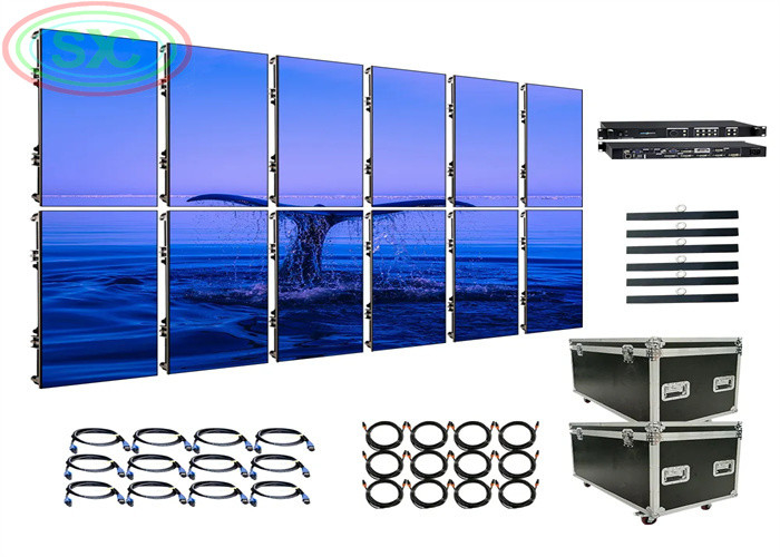 نظام حائط فيديو LED كامل P3.91 شاشة LED 500mmx500mm خلفية المسرح شاشة LED داخلية